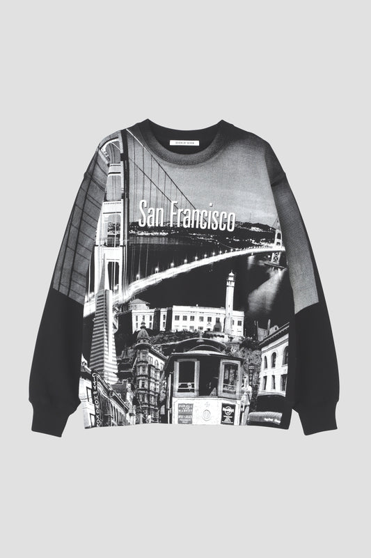 PRINTED SOUVENIR SWEAT SHIRTS - San Francisco Collage -
