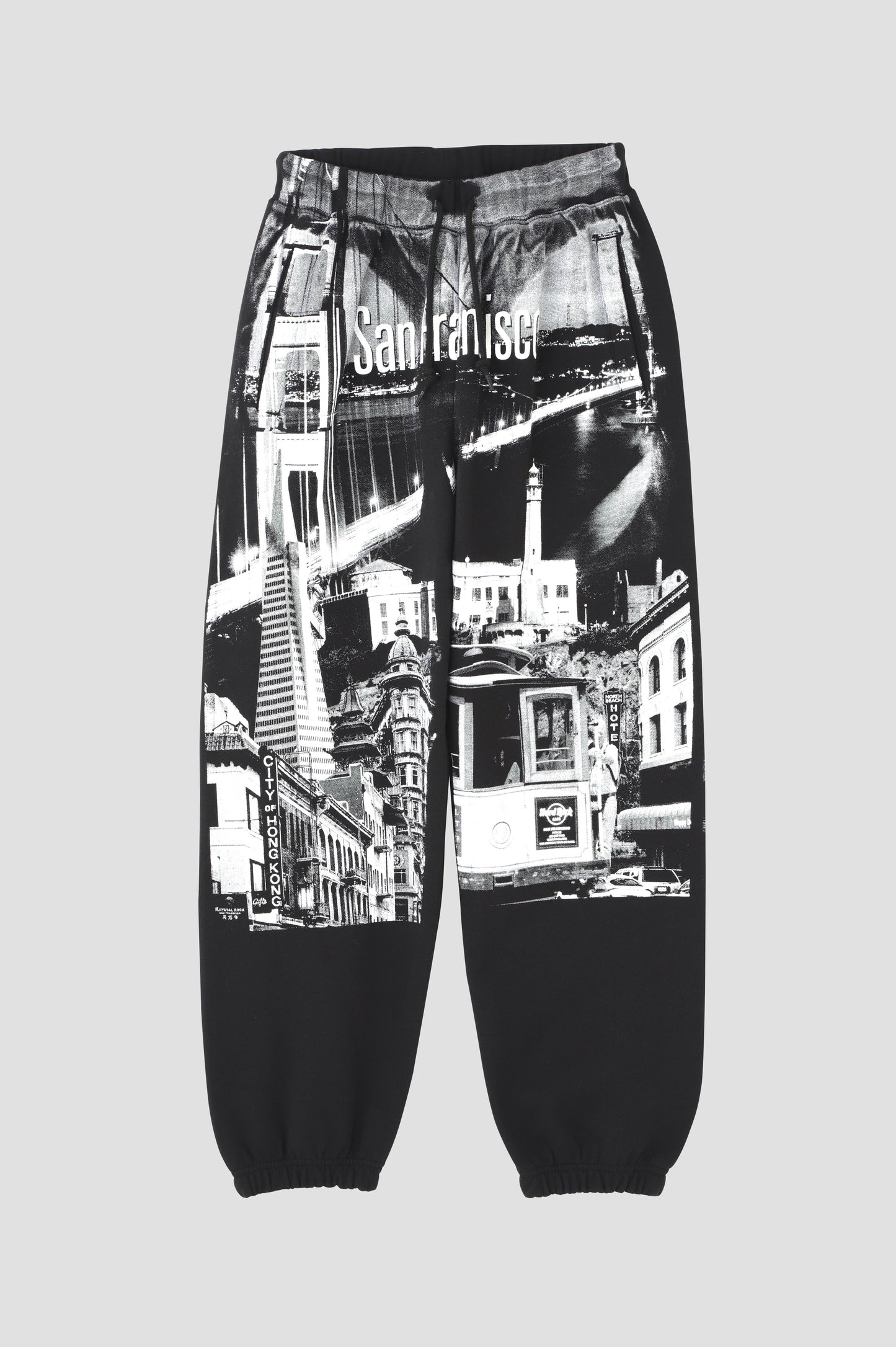 PRINTED SOUVENIR SWEAT PANTS - San Francisco Collage -