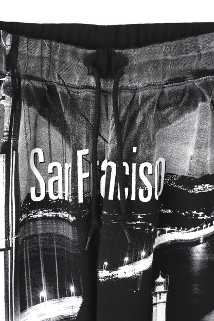 PRINTED SOUVENIR SWEAT PANTS - San Francisco Collage -