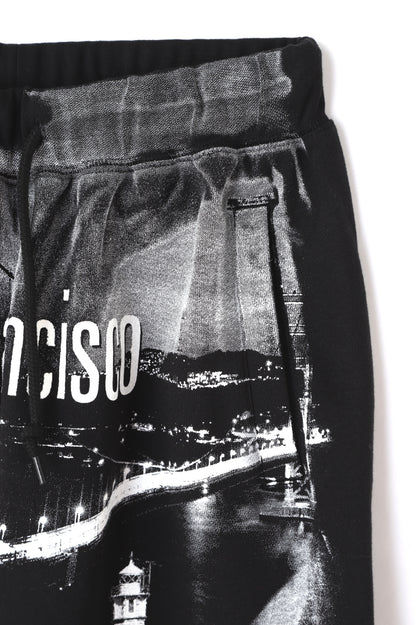 PRINTED SOUVENIR SWEAT PANTS - San Francisco Collage -