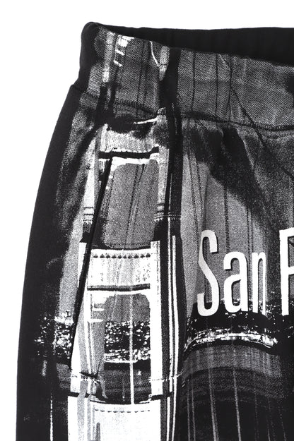 PRINTED SOUVENIR SWEAT PANTS - San Francisco Collage -