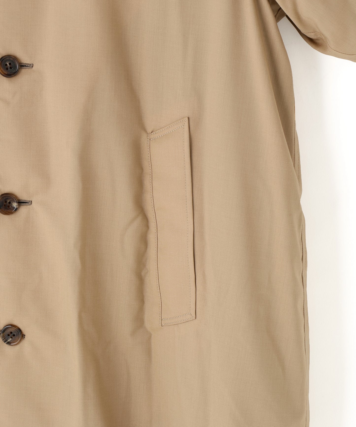 REVERSIBLE BAL COLLAR COAT ‐Wool /Cotton*Yak Ombre‐