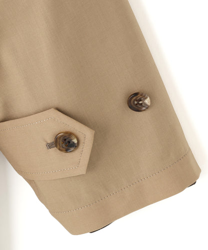 REVERSIBLE BAL COLLAR COAT ‐Wool /Cotton*Yak Ombre‐