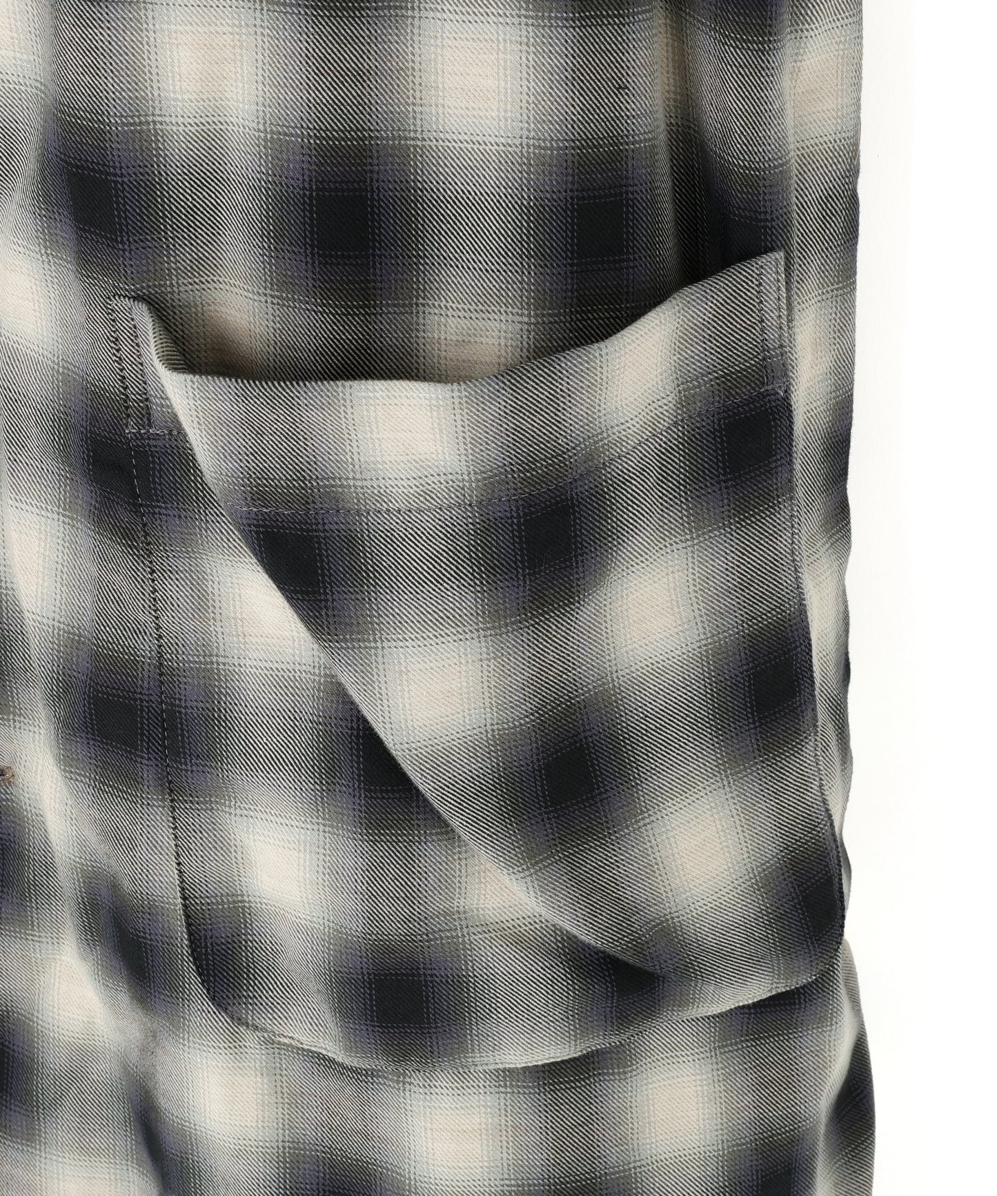 REVERSIBLE BAL COLLAR COAT ‐Wool /Cotton*Yak Ombre‐