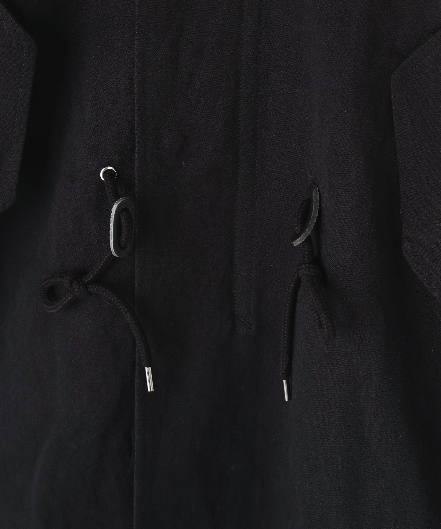 FISH TAIL COAT ‐Cotton Linen Ratine‐