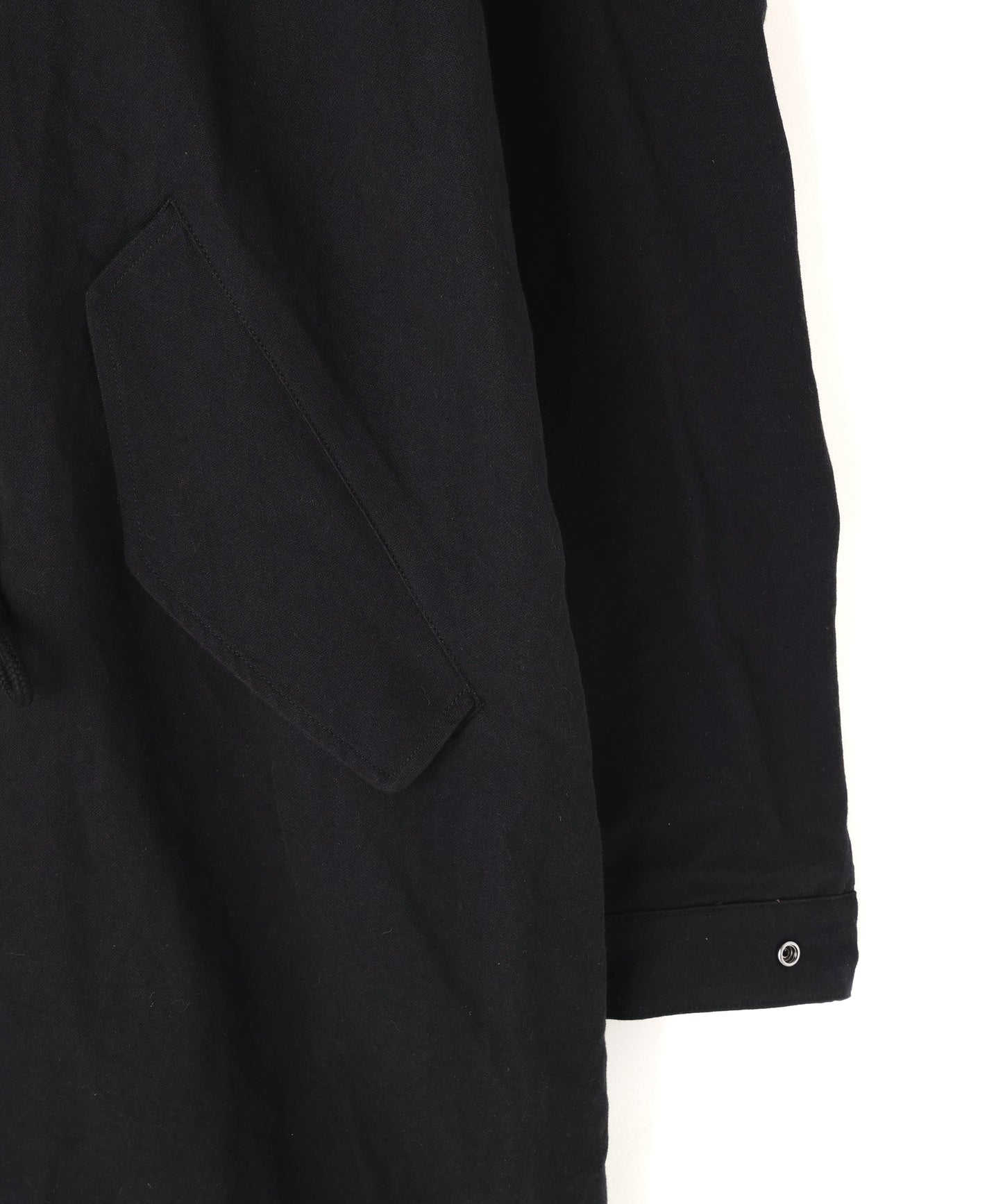 FISH TAIL COAT ‐Cotton Linen Ratine‐