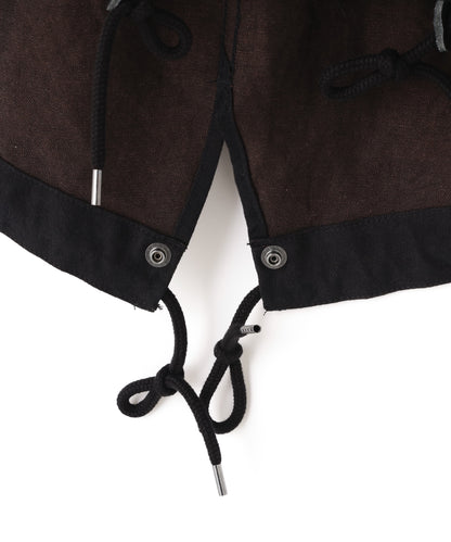 FISH TAIL COAT ‐Cotton Linen Ratine‐