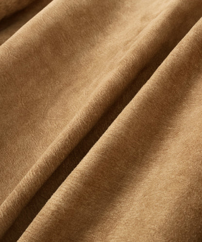 LEATHER MICHIGAN CHORE COAT ‐Goat suede Antique finish‐