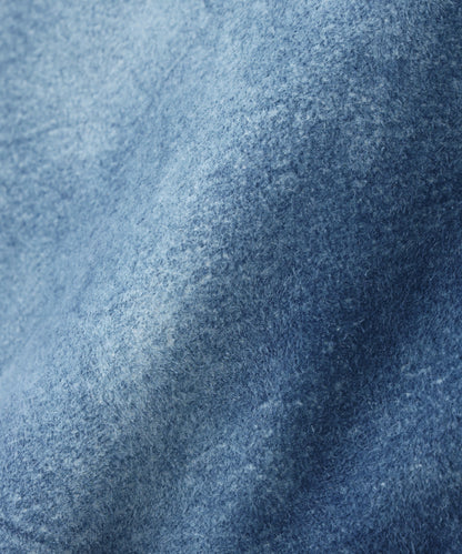 LEATHER MICHIGAN CHORE COAT ‐Goat suede Antique finish‐