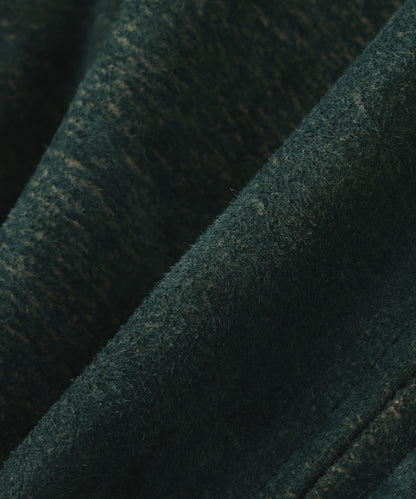 LEATHER DETROIT JACKET ‐Goat suede Antique finish‐