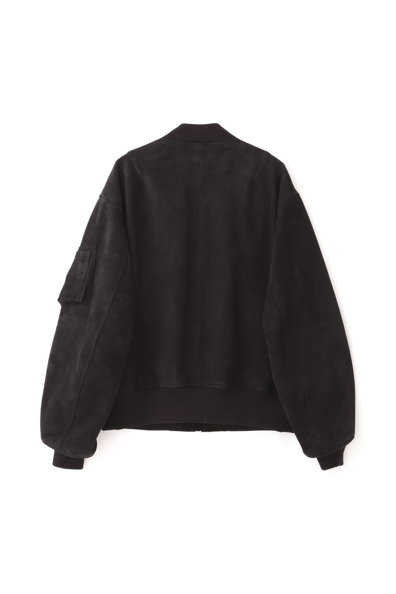 LEATHER MA-1 BLOUSON ‐Kashmir Suede‐