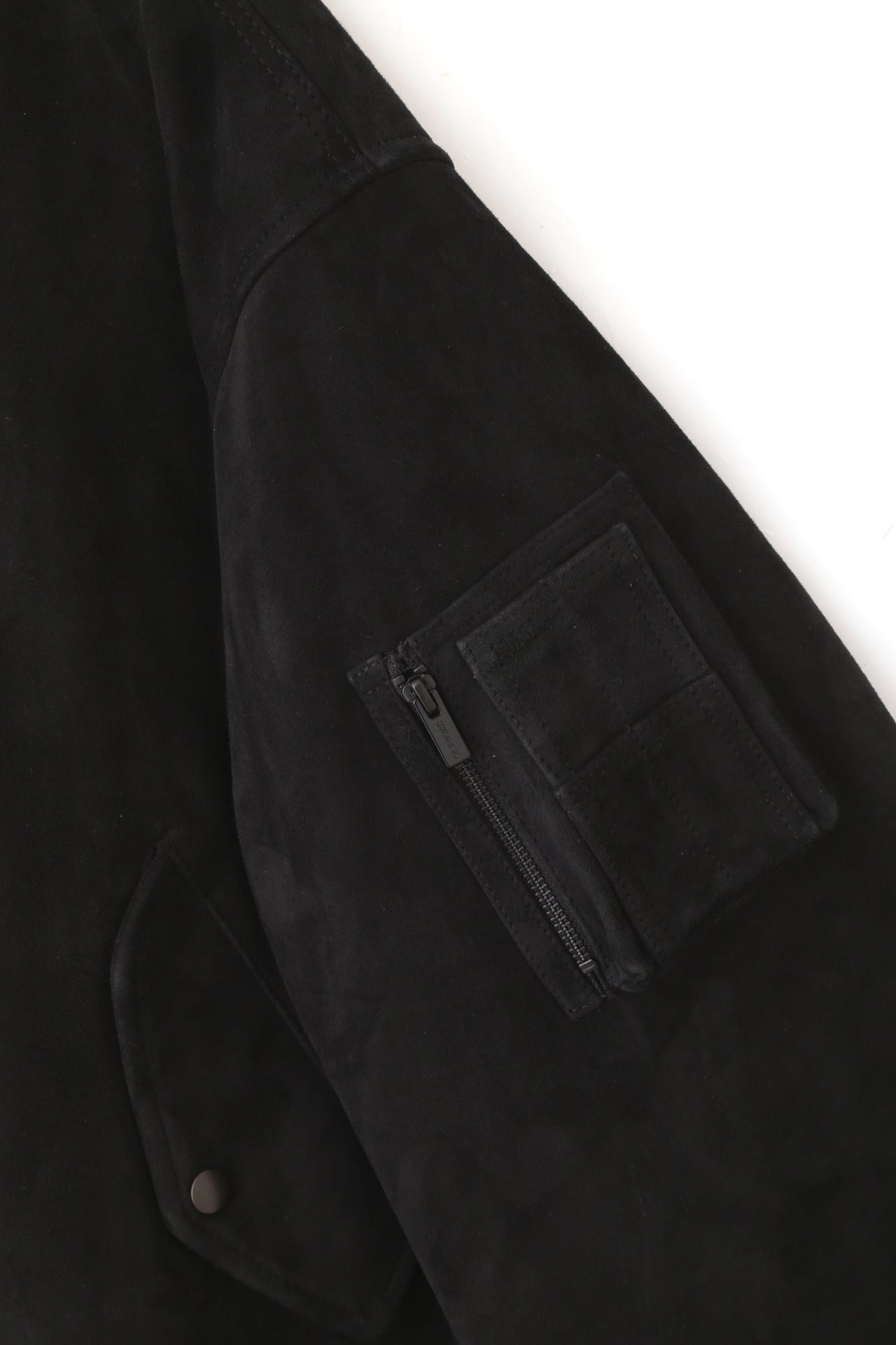 LEATHER MA-1 BLOUSON ‐Kashmir Suede‐