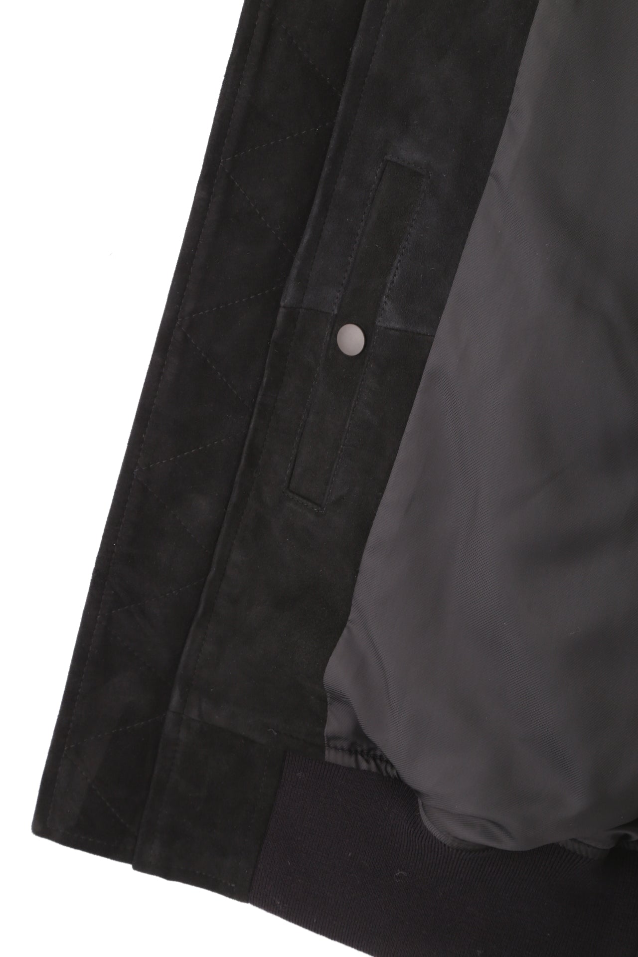LEATHER MA-1 BLOUSON ‐Kashmir Suede‐