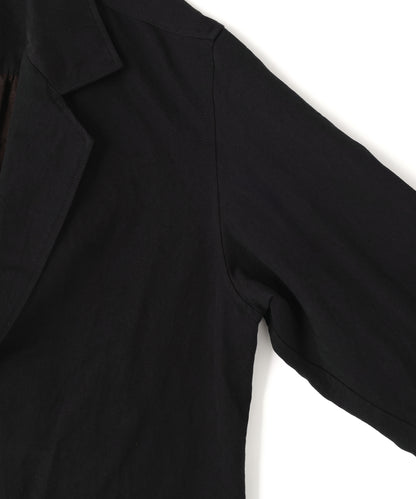 DOUBLE BREASTED SHIRTS JACKET ‐Cotton Linen Ratine‐