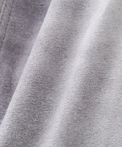 LEATHER DOUBLE KNEE PANTS ‐Goat suede Antique finish‐