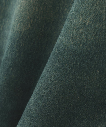 LEATHER DOUBLE KNEE PANTS ‐Goat suede Antique finish‐