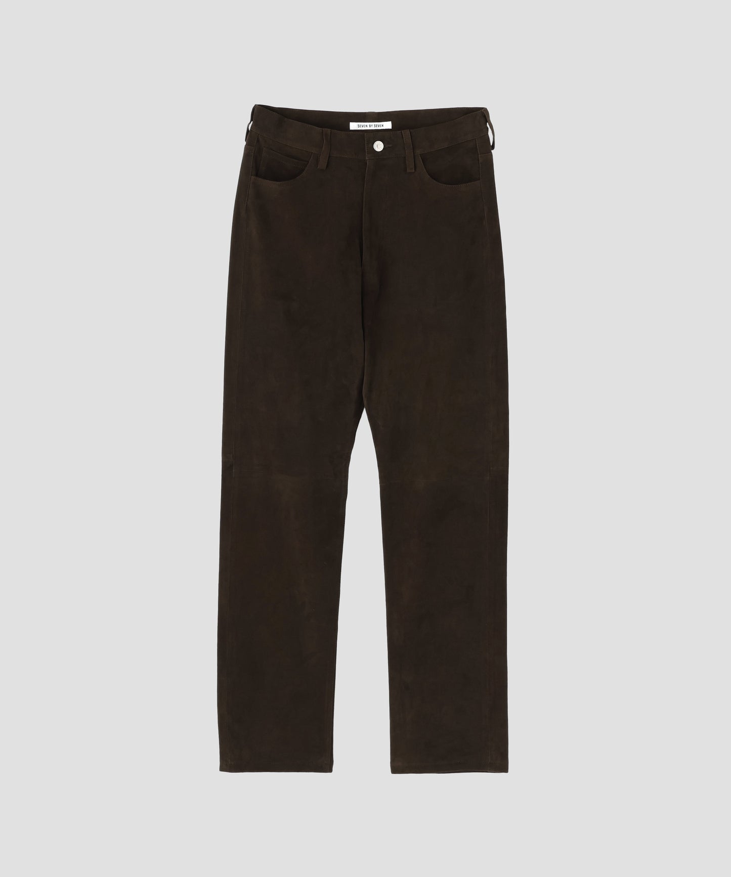 STRETCH LEATHER 5 POCKET PANTS ‐Goat suede‐