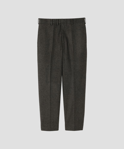 TAPERED TROUSERS ‐Powder melton‐