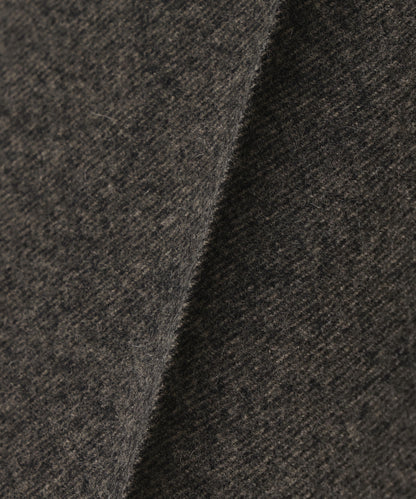 TAPERED TROUSERS ‐Powder melton‐