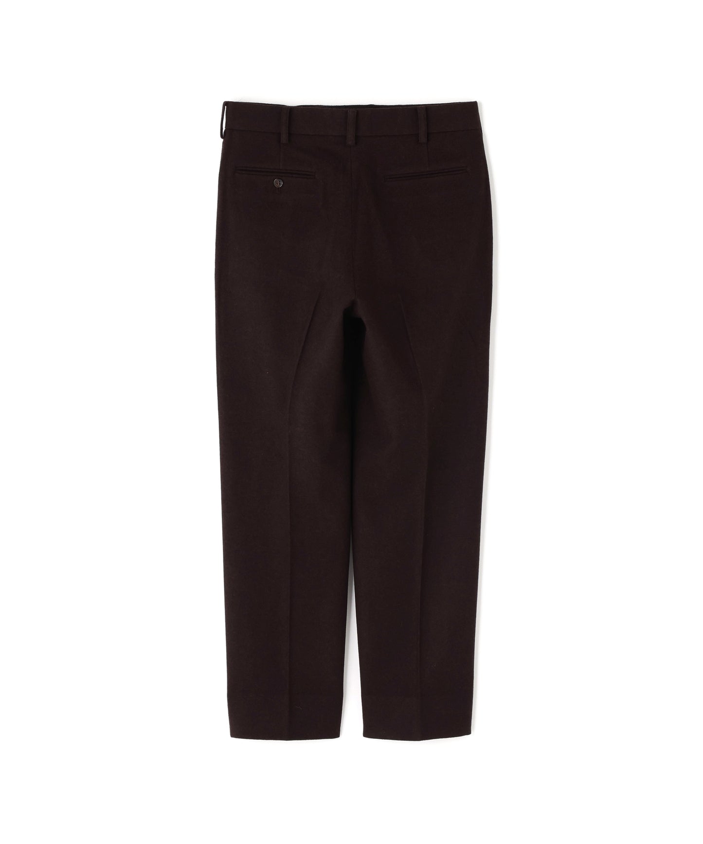 TAPERED TROUSERS ‐Powder melton‐