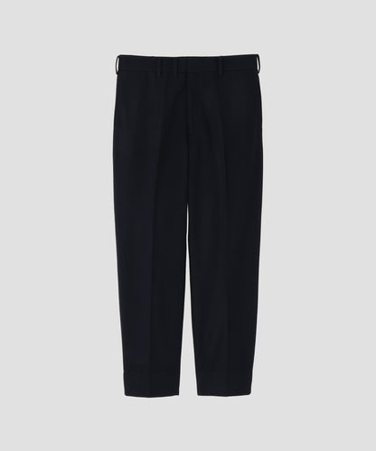 TAPERED TROUSERS ‐Powder melton‐
