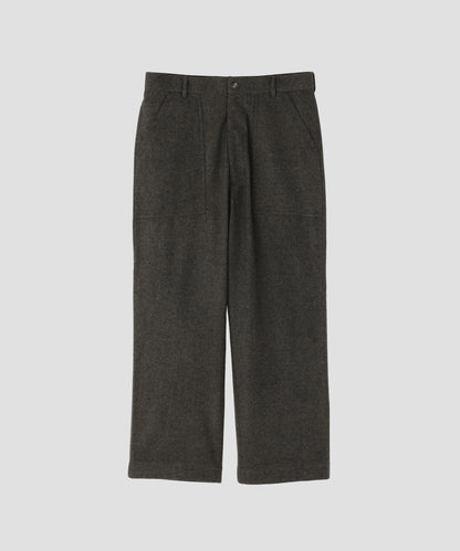 FATIGUE TROUSERS ‐Powder melton‐