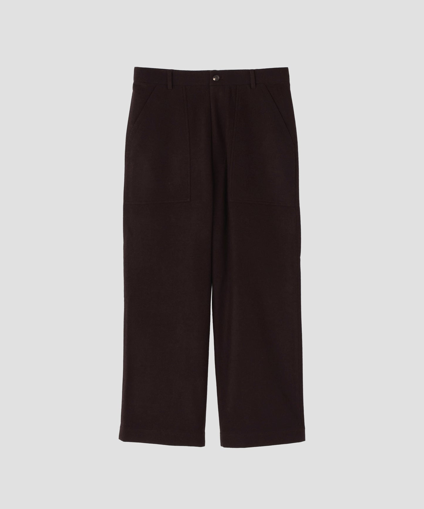 FATIGUE TROUSERS ‐Powder melton‐