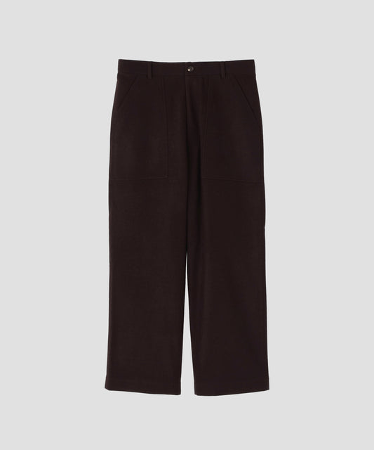FATIGUE TROUSERS ‐Powder melton‐