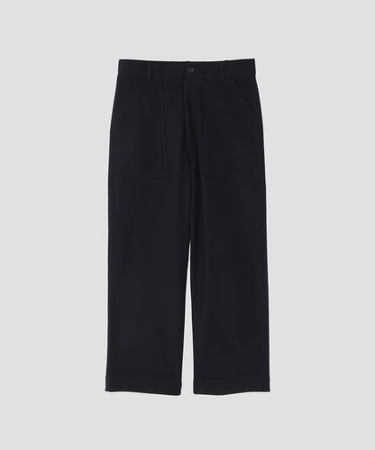 FATIGUE TROUSERS ‐Powder melton‐