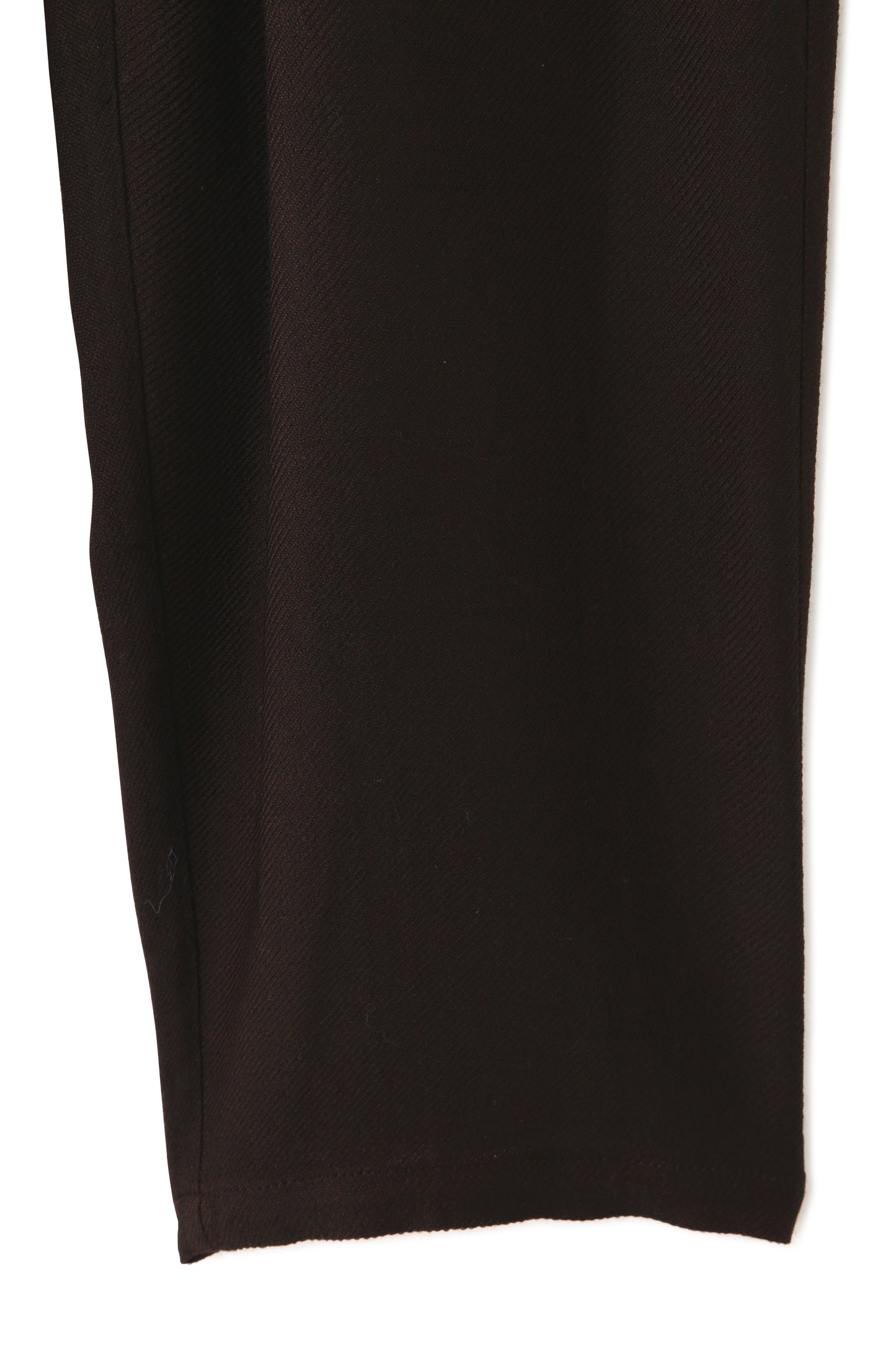 TUCK EASY PANTS ‐Silk Wool Loose twill‐