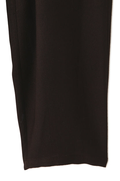 TUCK EASY PANTS ‐Silk Wool Loose twill‐