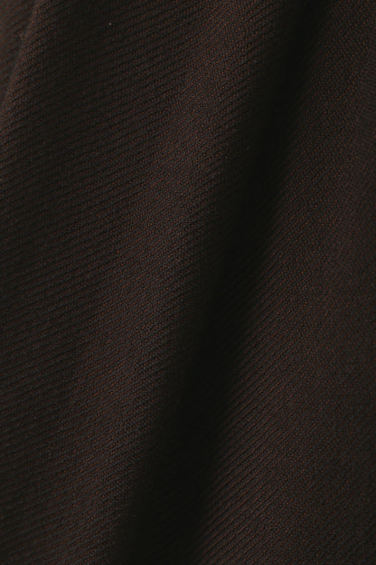 TUCK EASY PANTS ‐Silk Wool Loose twill‐