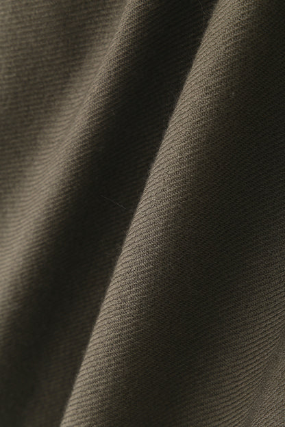 TUCK EASY PANTS ‐Silk Wool Loose twill‐