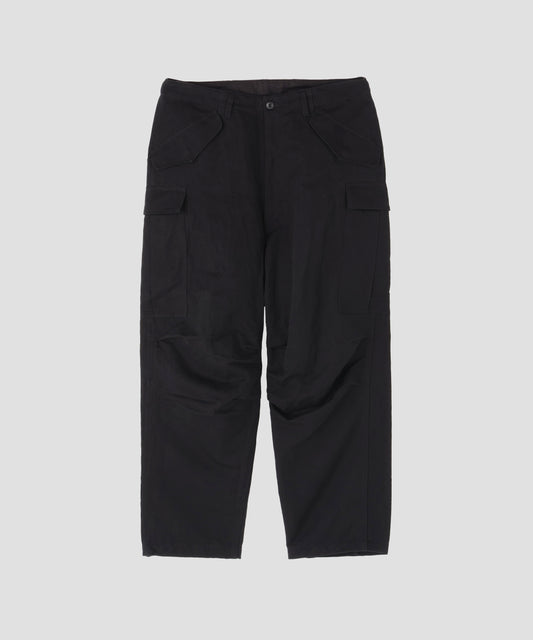 MILITARY CARGO PANTS ‐Cotton Linen Ratine‐