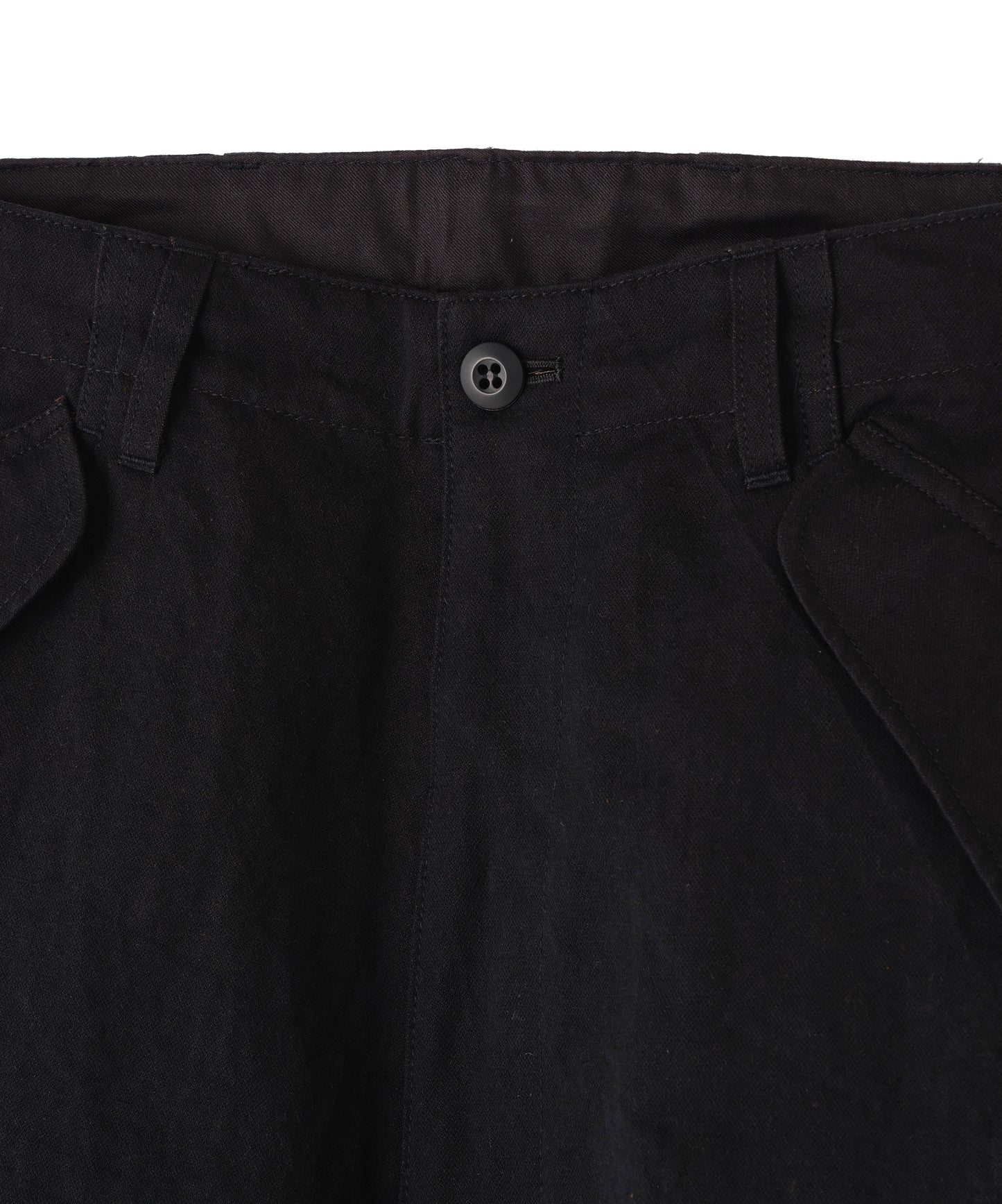 MILITARY CARGO PANTS ‐Cotton Linen Ratine‐