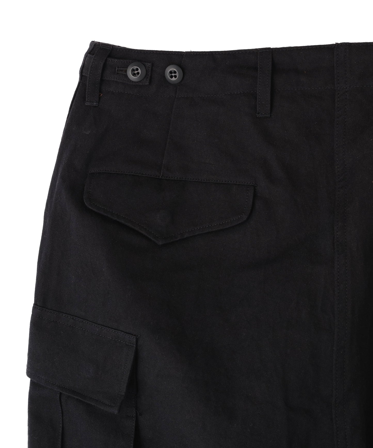 MILITARY CARGO PANTS ‐Cotton Linen Ratine‐