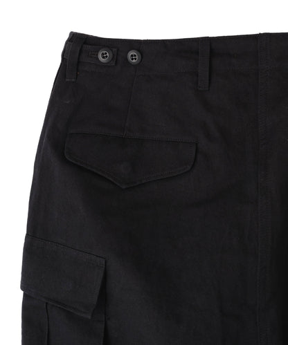 MILITARY CARGO PANTS ‐Cotton Linen Ratine‐