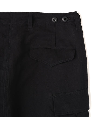 MILITARY CARGO PANTS ‐Cotton Linen Ratine‐