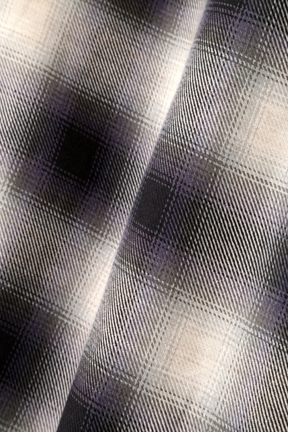 OMBRE CHECK EASY TROUSERS ‐Cotton Yak‐