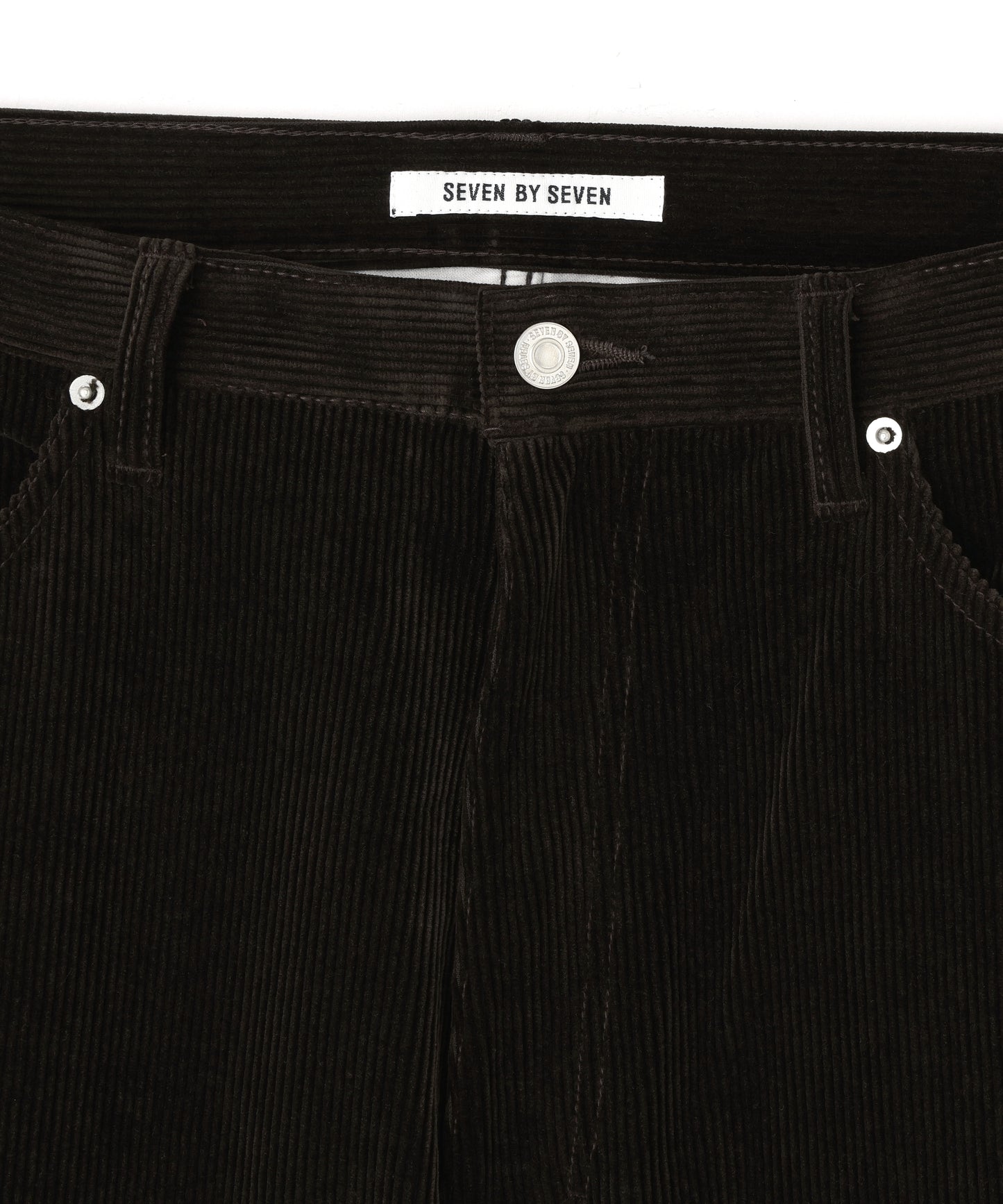 CORDUROY WIDE PANTS ‐Modal mix‐
