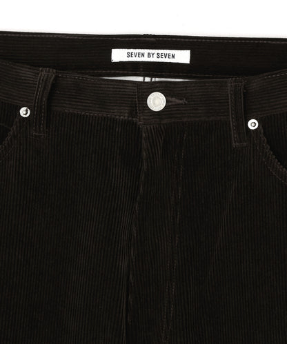 CORDUROY WIDE PANTS ‐Modal mix‐