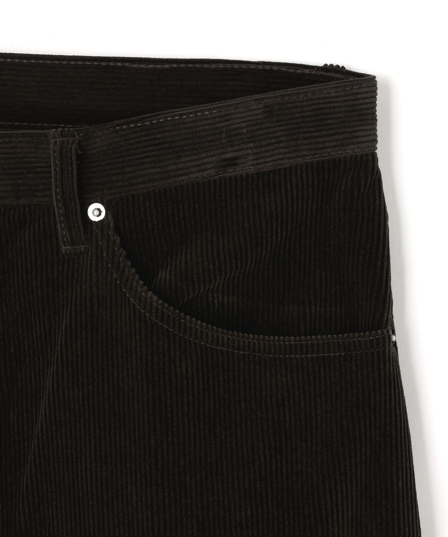 CORDUROY WIDE PANTS ‐Modal mix‐