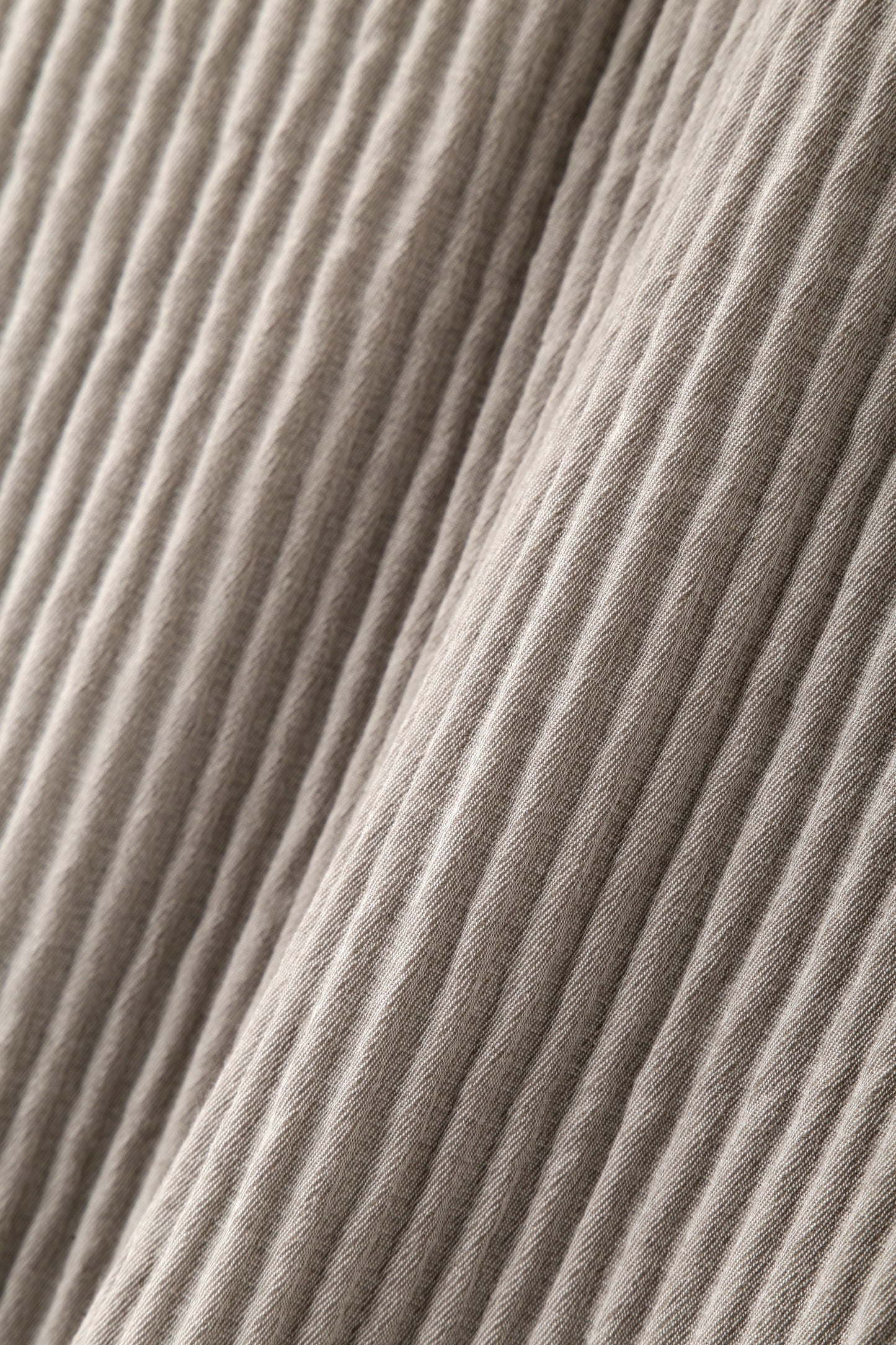 SHIRTS JACKET ‐Cotton Wool Pleats‐