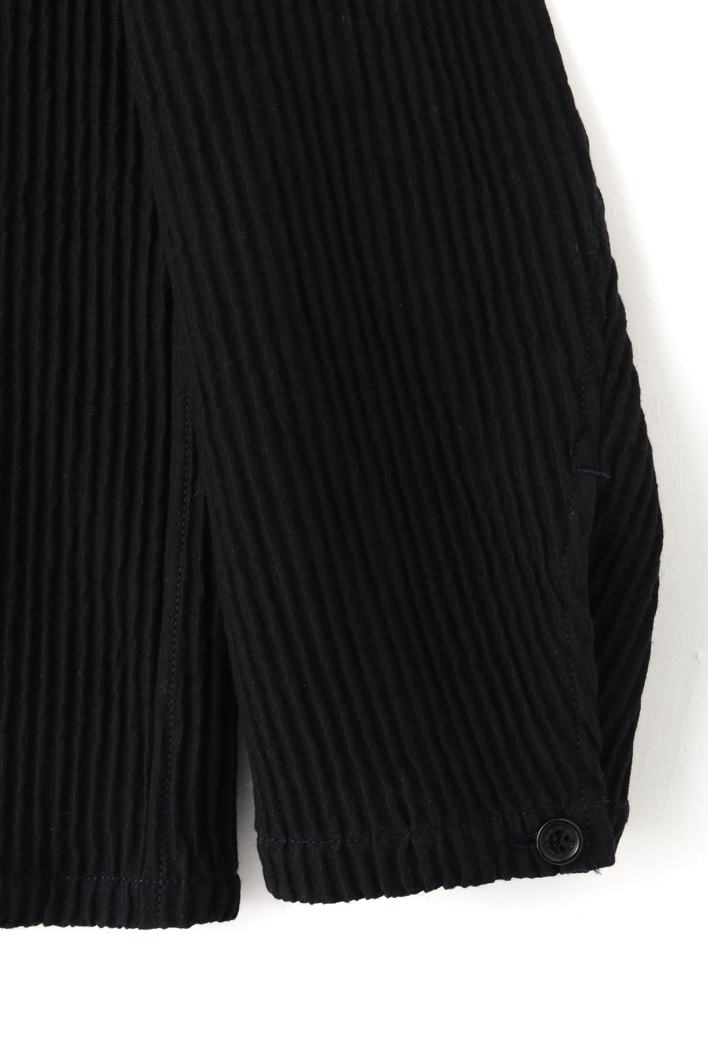 SHIRTS JACKET ‐Cotton Wool Pleats‐