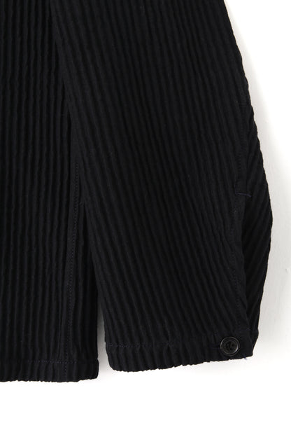 SHIRTS JACKET ‐Cotton Wool Pleats‐