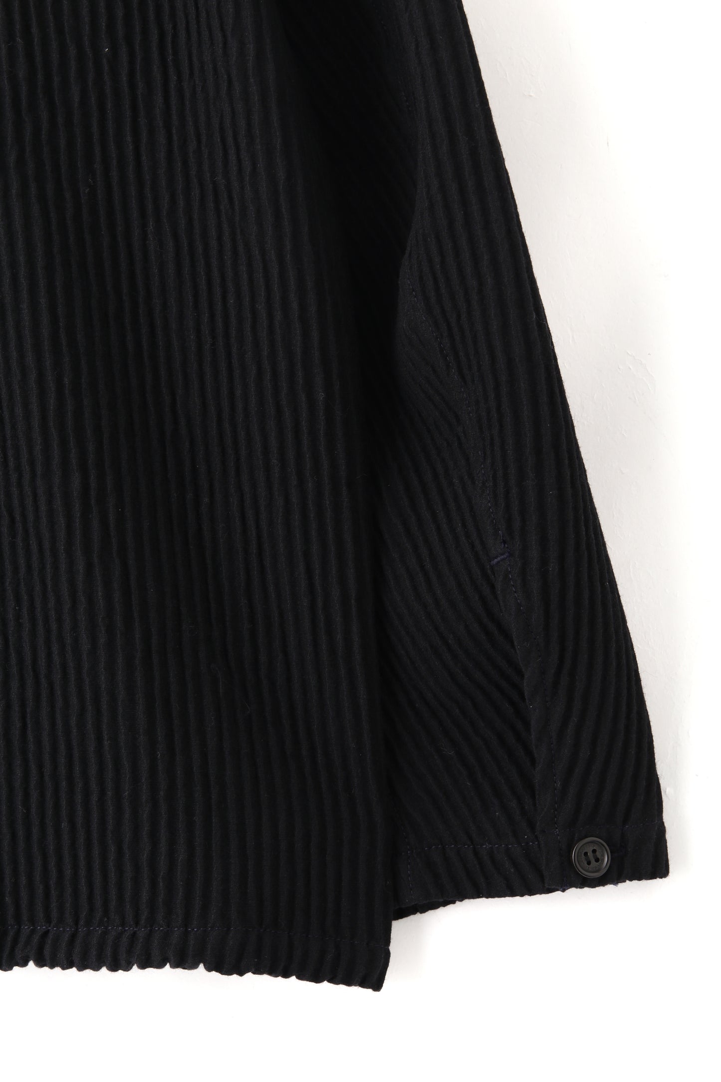 SHIRTS JACKET ‐Cotton Wool Pleats‐