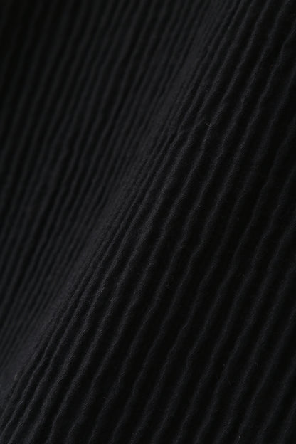 SHIRTS JACKET ‐Cotton Wool Pleats‐