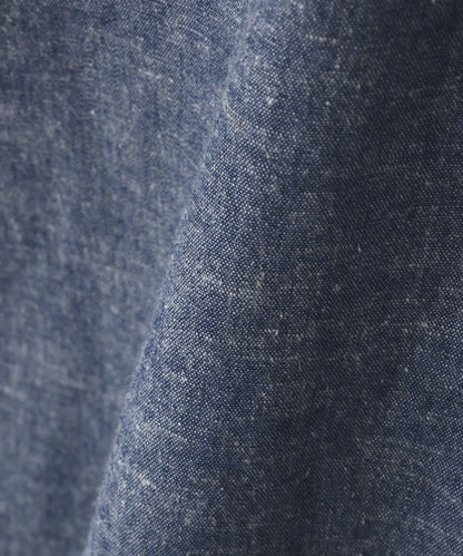 CHAMBRAY WORK SHIRTS ‐Cotton slub‐