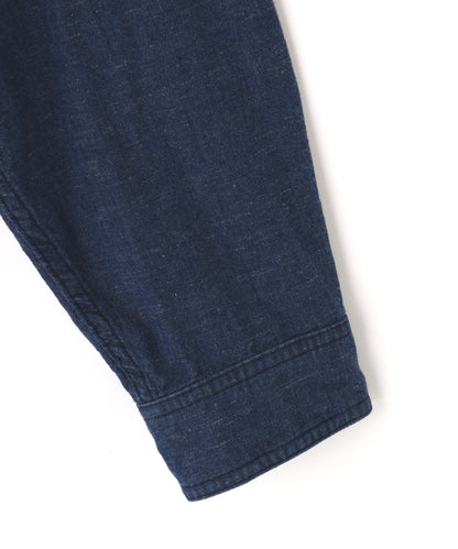 CHAMBRAY WORK SHIRTS ‐Cotton slub‐