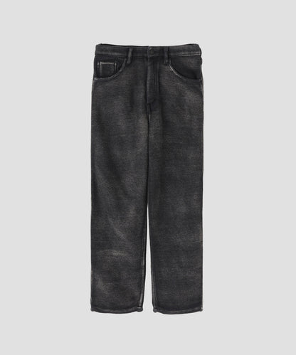5 POCKET WASHED KNIT PANTS ‐Indigo yarn‐
